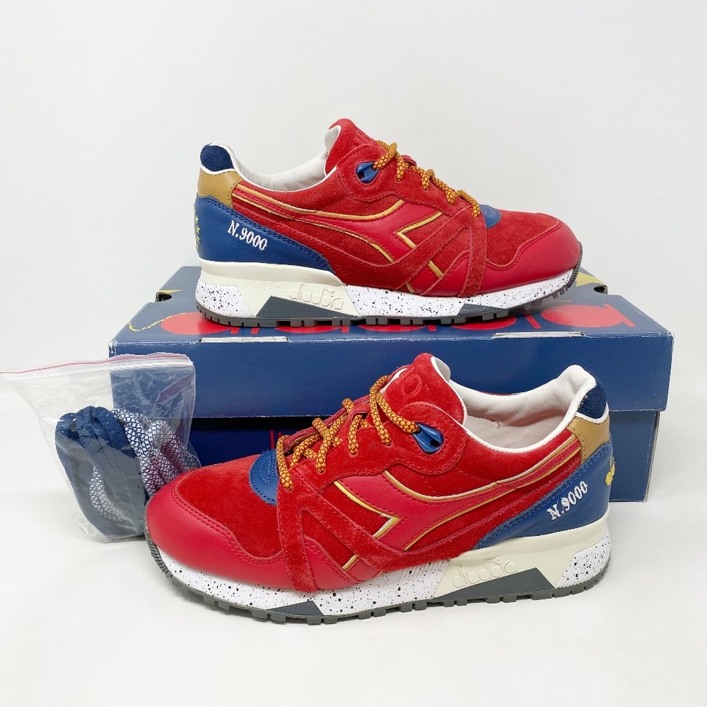 Diadora N9000 Ubiq Red Ribbon Shoes